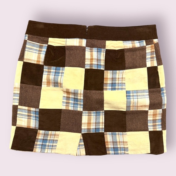 Vineyard Vines Plaid Corduroy Skirt size 10 great for fall - Picture 2 of 3